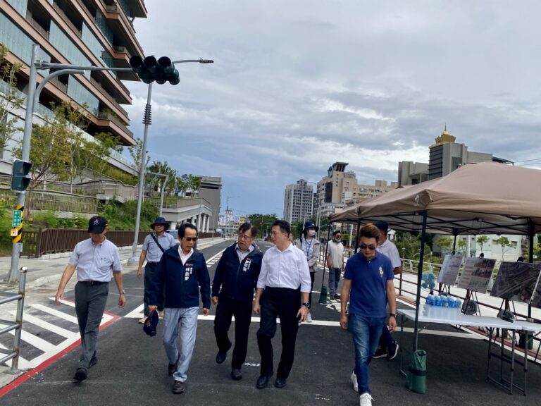 第85期市地重劃區曹謹路打通工程進度超前