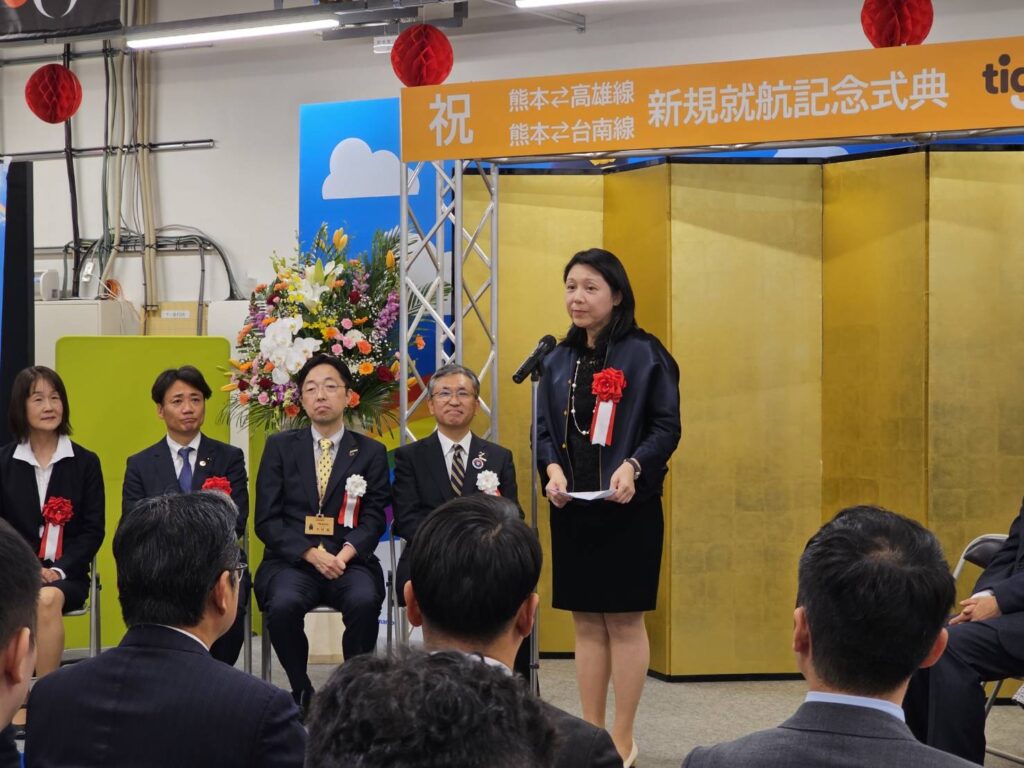 20251223 台灣虎航董事長黃世惠對高雄-熊本航線充滿期待