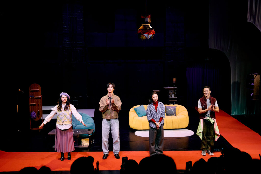 05-施柏宇首度跨界舞台劇！挑戰《我不是影后》首演嘉賓大獲好評 ( 左起：陳妙音、施柏宇、王安琪、高英軒 ) ( 施柏宇工作室 提供 )