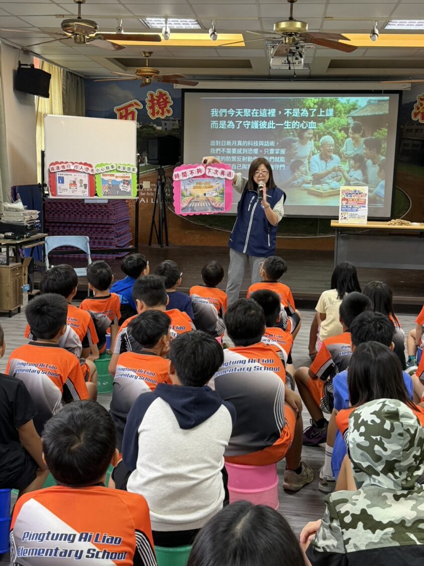從道路安全到反詐騙 屏東執行分署前進屏東縣隘寮國小法治宣導