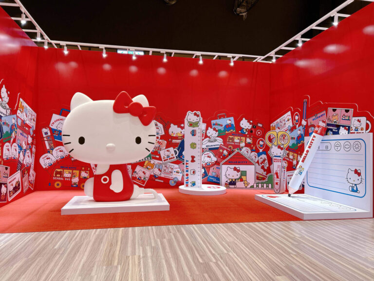 【新光三越高雄左營店】Hello_Kitty展-當我改變時，Kitty也跟著蛻變-展區示意圖／照片來源：台北場_(3)