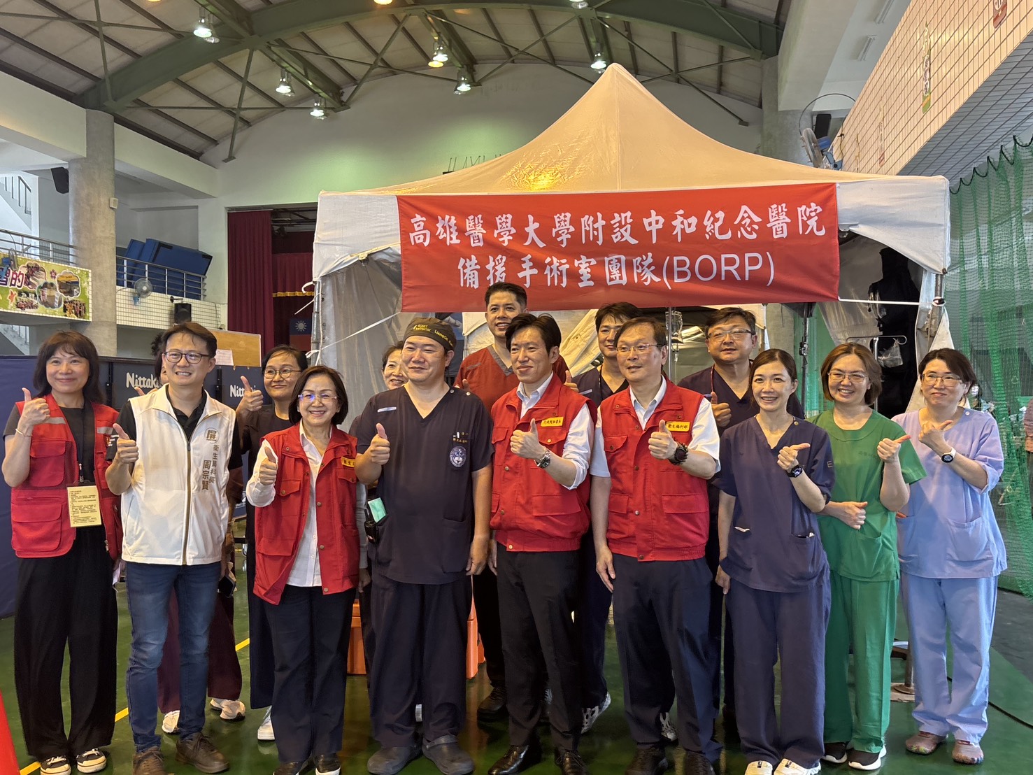 南台灣唯一！高醫跨縣市馳援屏東城鎮韌性演習 把手術室帶到災區打造「健康台灣」醫療韌性