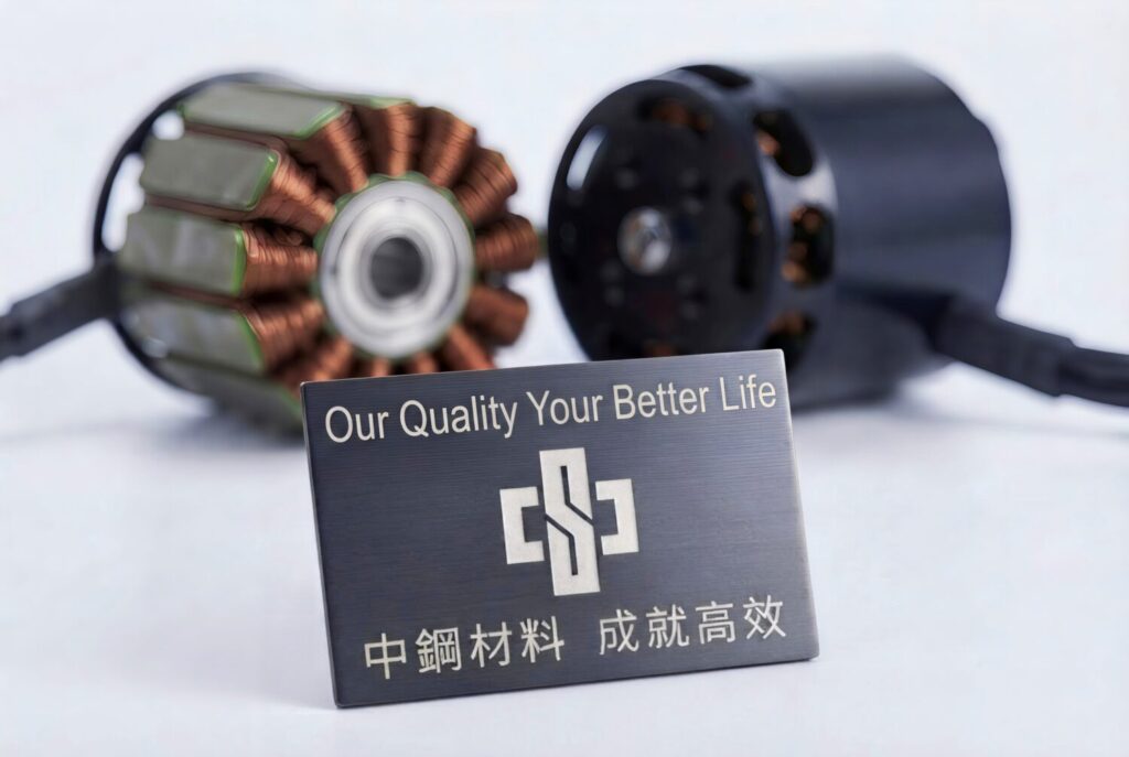 中鋼「電磁鋼捲RC30」與其他非高再生料的鋼材相比，廢鋼使用占比增加約20_，換算每噸產_