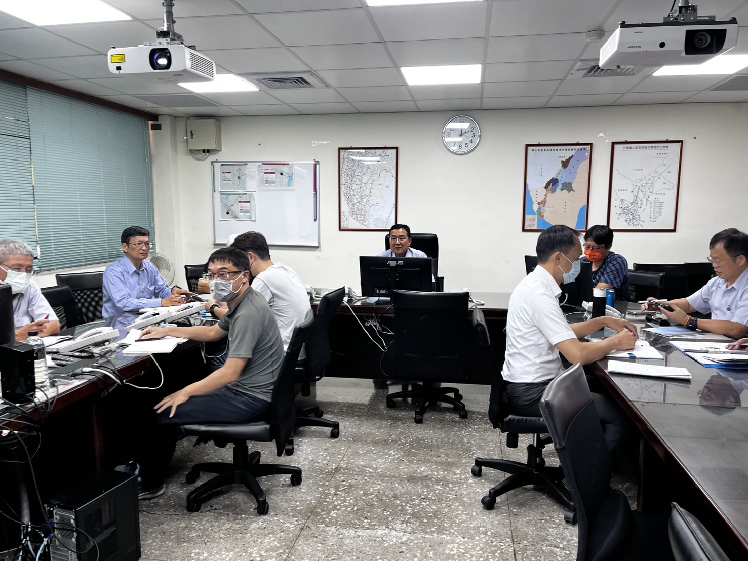 圖說：鳳山區處預先部署各項防颱整備工作，並呼籲民眾做好防颱準備